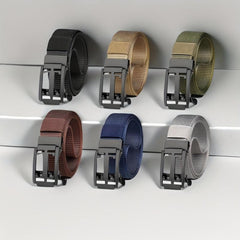 Men's Alloy Automatic Buckle Nylon Tactical Belt
