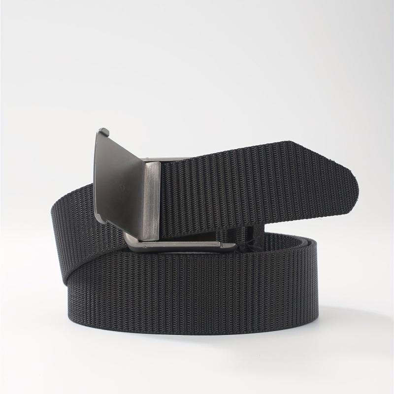 Men's Outdoor Canvas Belt with Automatic Buckle