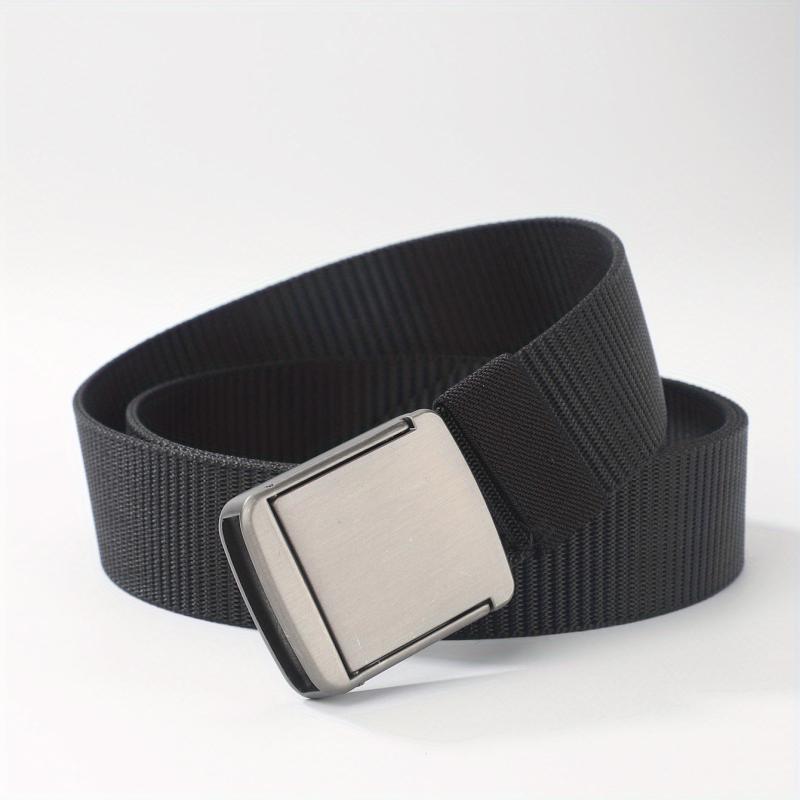 Men's Outdoor Canvas Belt with Automatic Buckle