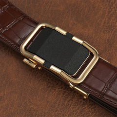 Casual Men's Frosted Auto Buckle Belt Ins