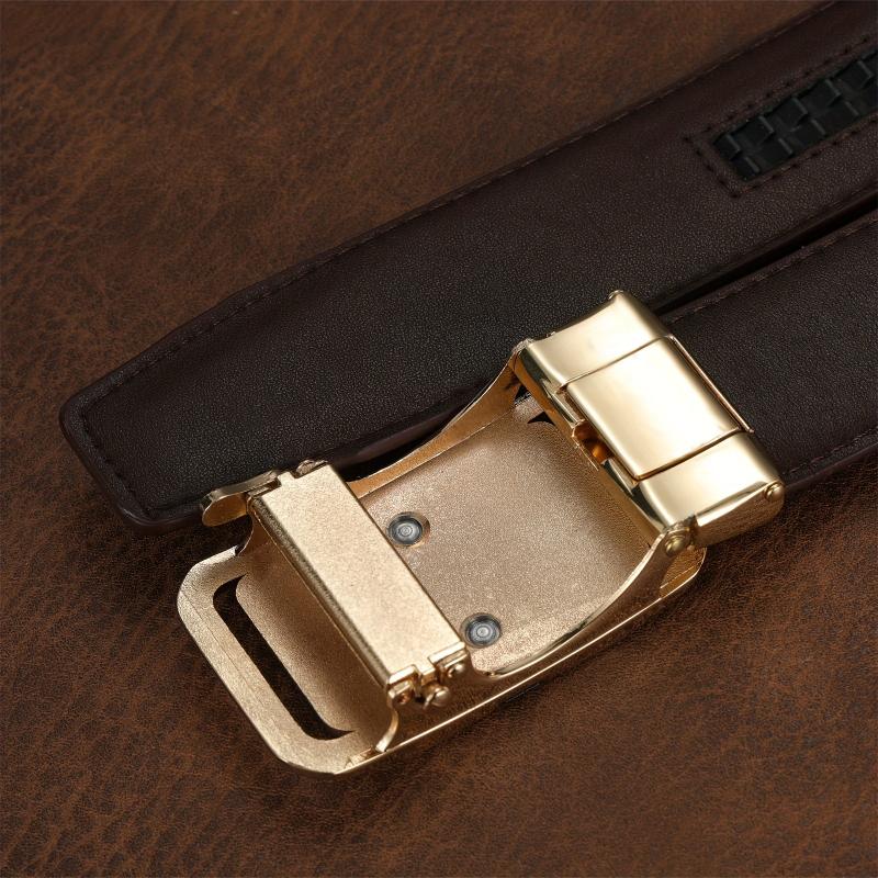 Casual Men's Frosted Auto Buckle Belt Ins