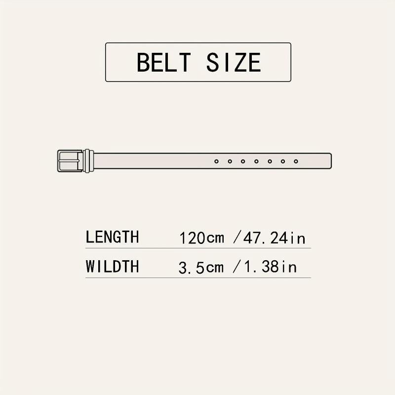 Casual Men's Frosted Auto Buckle Belt Ins
