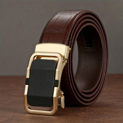 Casual Men's Frosted Auto Buckle Belt Ins