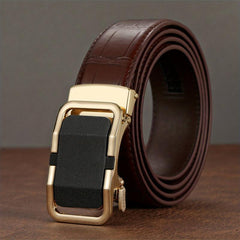 Casual Men's Frosted Auto Buckle Belt Ins
