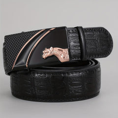 Men's PU Leather Automatic Buckle Belt