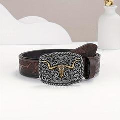 Western Cowboy Vintage Leather Belt