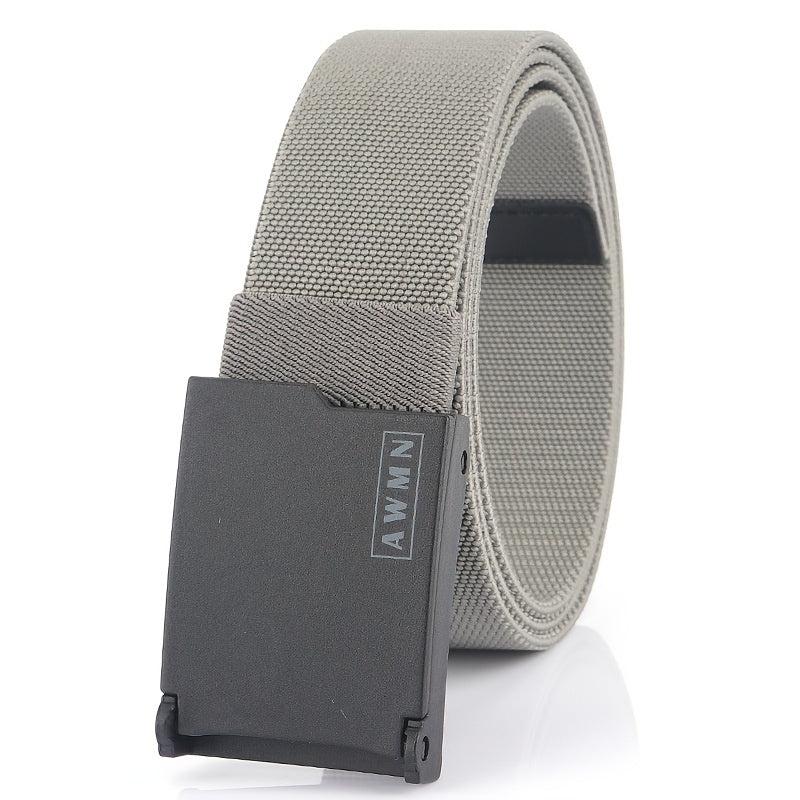 Casual Men's Elastic Belt All match Jeans Metal Inner Plain Belt