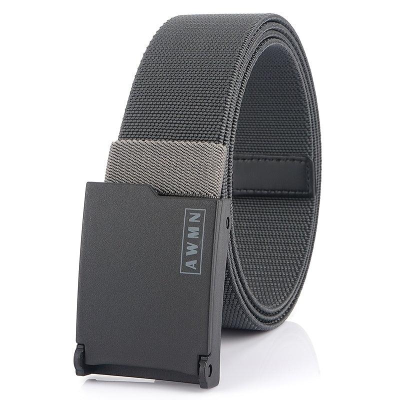 Casual Men's Elastic Belt All match Jeans Metal Inner Plain Belt