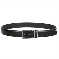 Men's Lizard Pattern Double Circle PU Leather Belt
