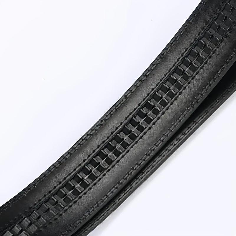Men's Casual PU Leather Auto Buckle Belt