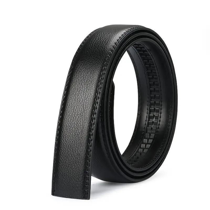 Men's Casual PU Leather Auto Buckle Belt