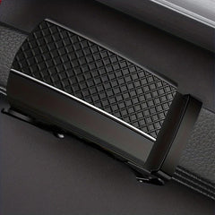 Men's Pu Leather Belt Automatic Buckle Business Casual All match Belt