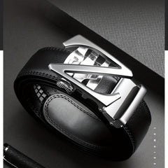 Men's Cowhide Business Casual Leather Belt