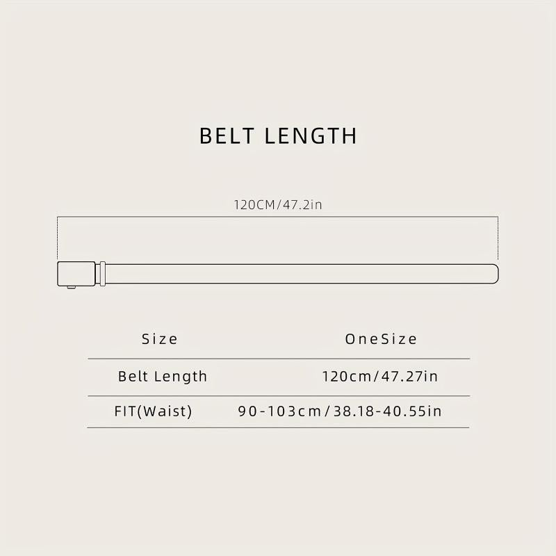 Men's Cowhide Business Casual Leather Belt