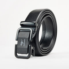 ADDIDAISHU Men's Business Automatic Buckle PU Leather Belt