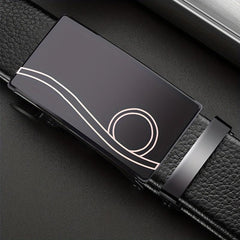 Men's Automatic Buckle Business Belt
