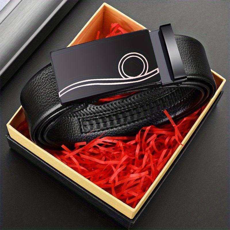 Men's Automatic Buckle Business Belt