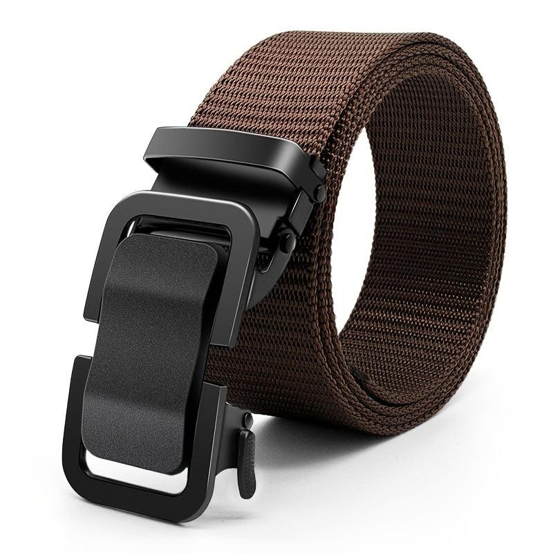 Toothless Automatic Buckle Canvas Military Training Belt