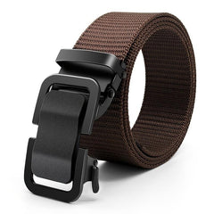 Toothless Automatic Buckle Canvas Military Training Belt