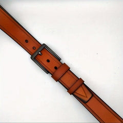 PU Leather Belt Western Cowboy Pants Belt Casual Clothing Accessories For Men