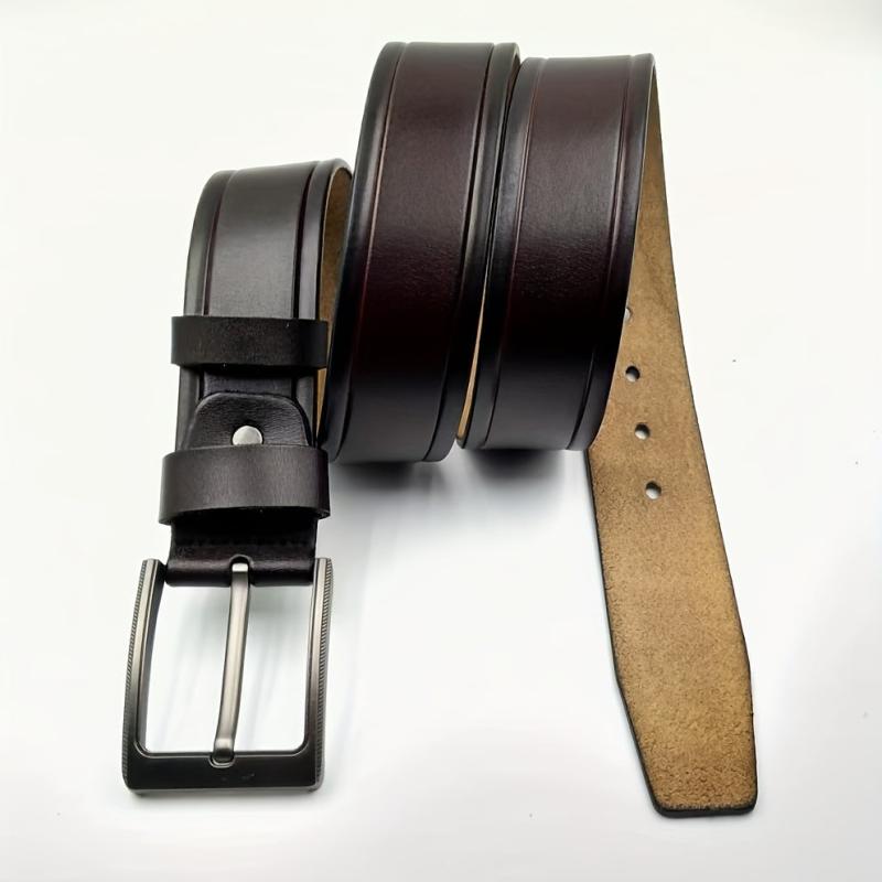 PU Leather Belt Western Cowboy Pants Belt Casual Clothing Accessories For Men