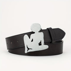 Casual Western Buckle Belt Retro Punk Rock PU Belt