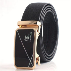 Men's Automatic Buckle Belt - Genuine Leather