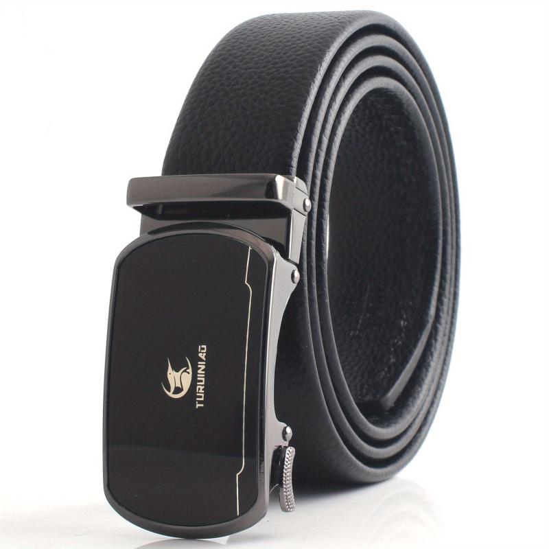 Men's Automatic Buckle Belt - Genuine Leather