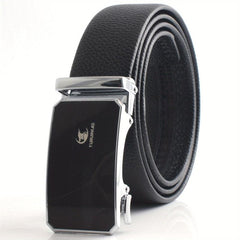 Men's Automatic Buckle Belt - Genuine Leather