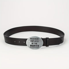 Outdoor Casual Buckle Belt Handsome Western Cowboy Buckle PU Belt