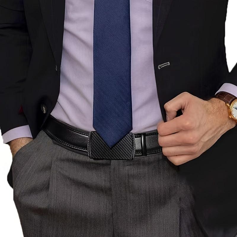 Men's Ratchet Slide Belt - Trim To Fit - Dress Pant Shirt Oxfords