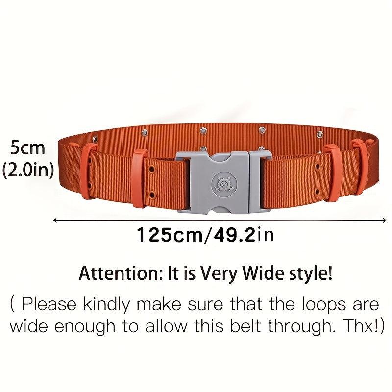 Camouflage Tactical Military Belt for Outdoor Emergencies