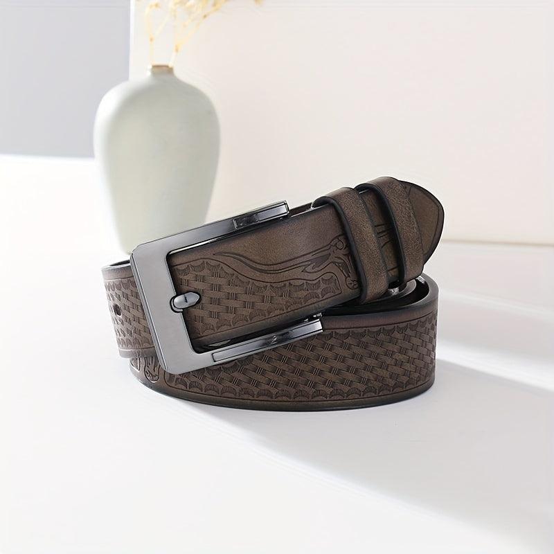 Men's PU Leather Belt with Punch