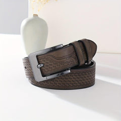 Men's PU Leather Belt with Punch