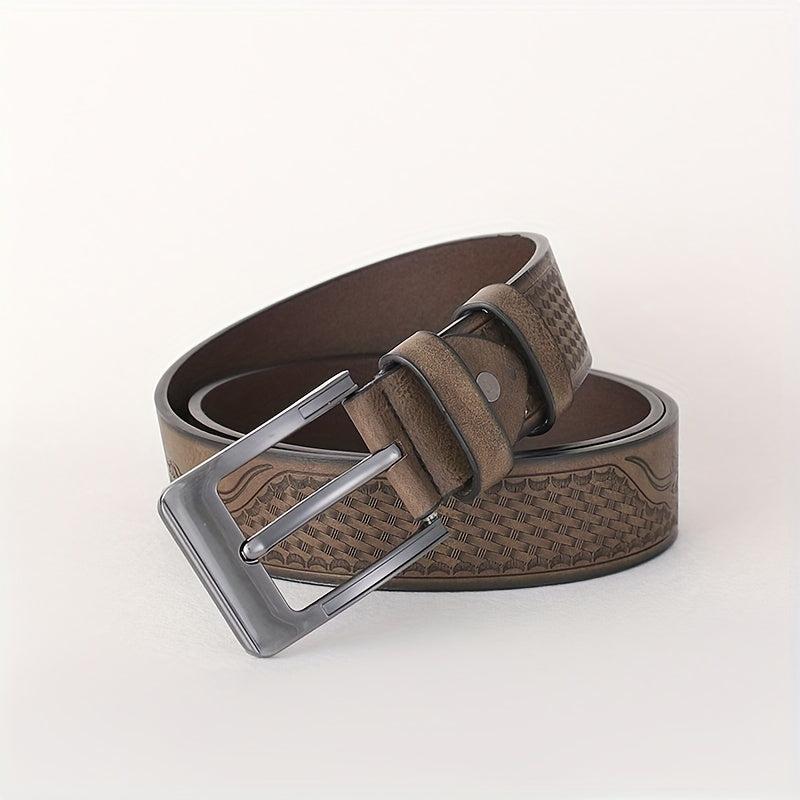 Men's PU Leather Belt with Punch