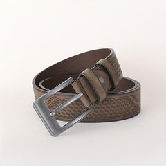 Men's PU Leather Belt with Punch