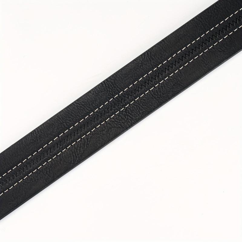 Men's Casual Leather Belt, Simulated Leather Belt