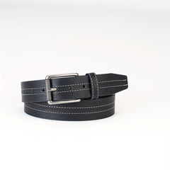 Men's Casual Leather Belt, Simulated Leather Belt