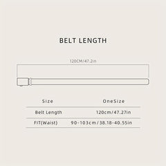 Stylish Business Man's Auto Buckle Belt