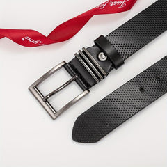 Starry Sky Metal Ring Men's Belt