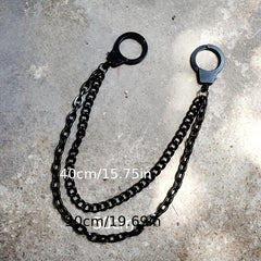 Punk Metal Waist Chain Chunky Double Pants Chain