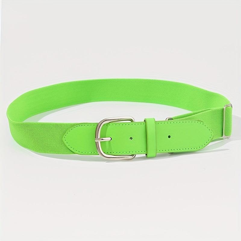 Men's Baseball Belt - Adjustable Elastic Waistband for Comfort