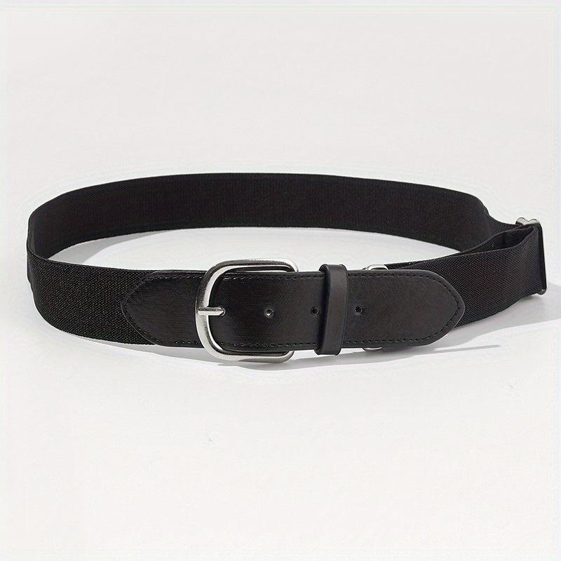 Men's Baseball Belt - Adjustable Elastic Waistband for Comfort