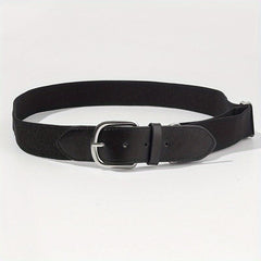 Men's Baseball Belt - Adjustable Elastic Waistband for Comfort