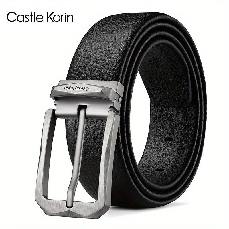 Men's Business Leather Belt - 47.24in x 1.37in