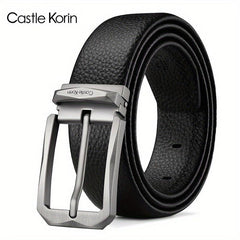 Men's Business Leather Belt - 47.24in x 1.37in