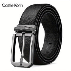 Men's Business Leather Belt - 47.24in x 1.37in