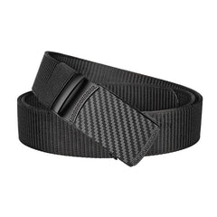 Men's Ratchet Belt Golf Belt Quick Release Automatic Slide Buckle Nylon Web