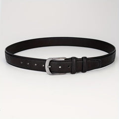 Men's Pin Buckle Belt PU Leather Belt Jeans Pants Waist Strap