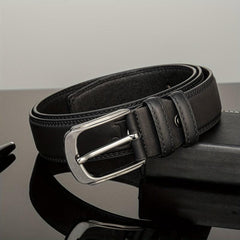 Men's Pin Buckle Belt PU Leather Belt Jeans Pants Waist Strap